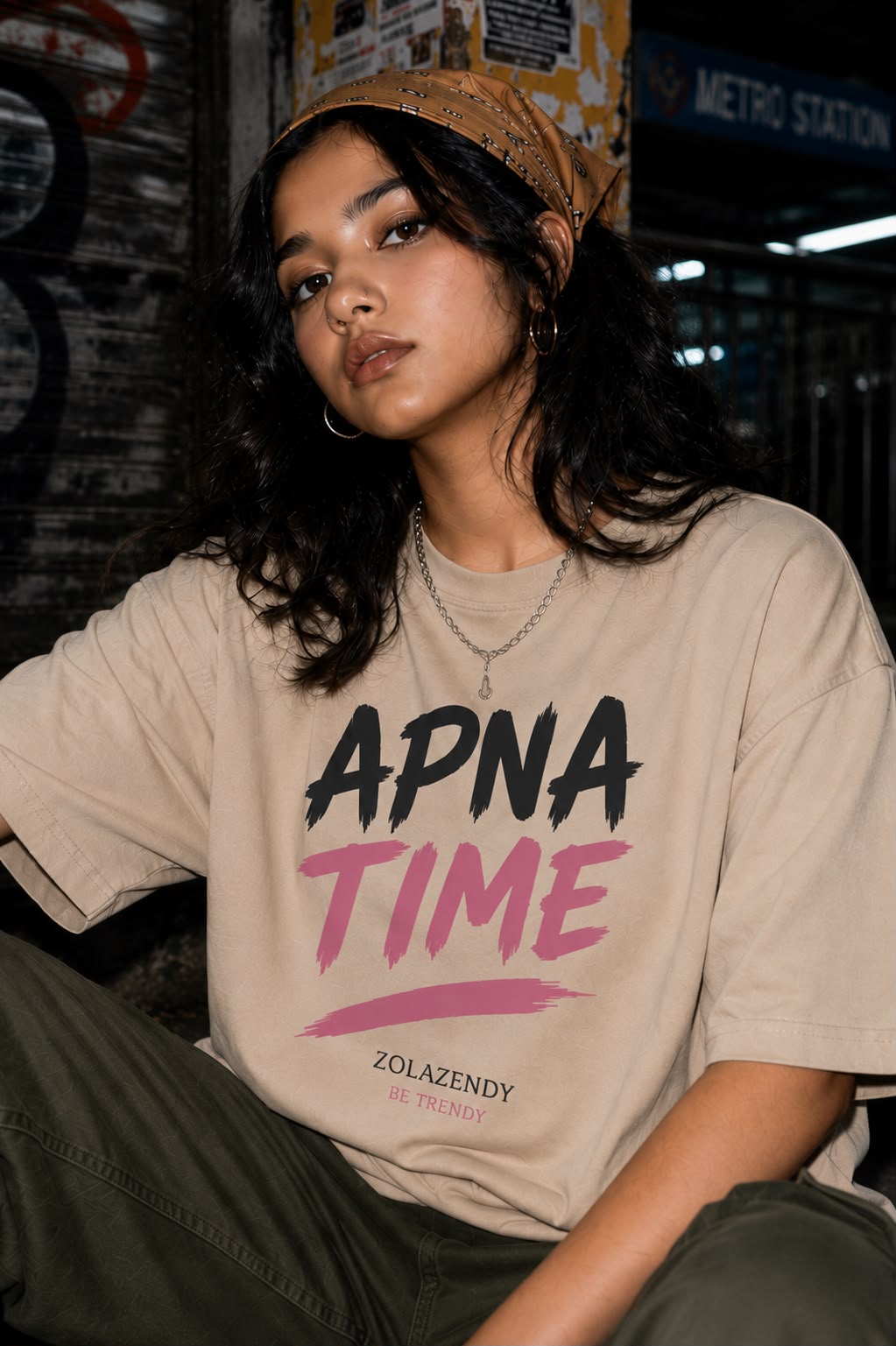 ZOLAZENDY" APNA TIME" OVERSIZE T-SHIRT - Image 14