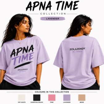 ZOLAZENDY" APNA TIME" OVERSIZE T-SHIRT - Image 4