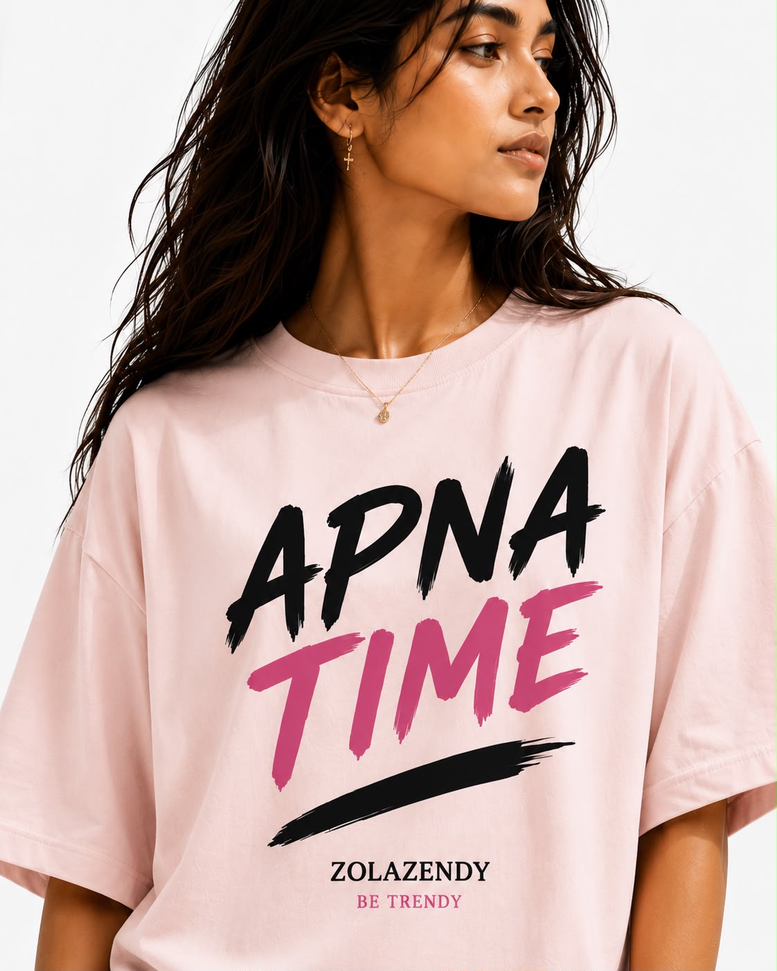 ZOLAZENDY" APNA TIME" OVERSIZE T-SHIRT - Image 6