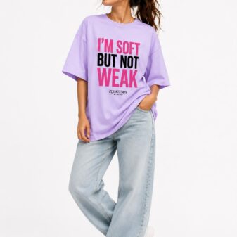 ZOLAZENDY - I'M SOFT BUT NOT WEAK Oversized T-Shirt - Image 5